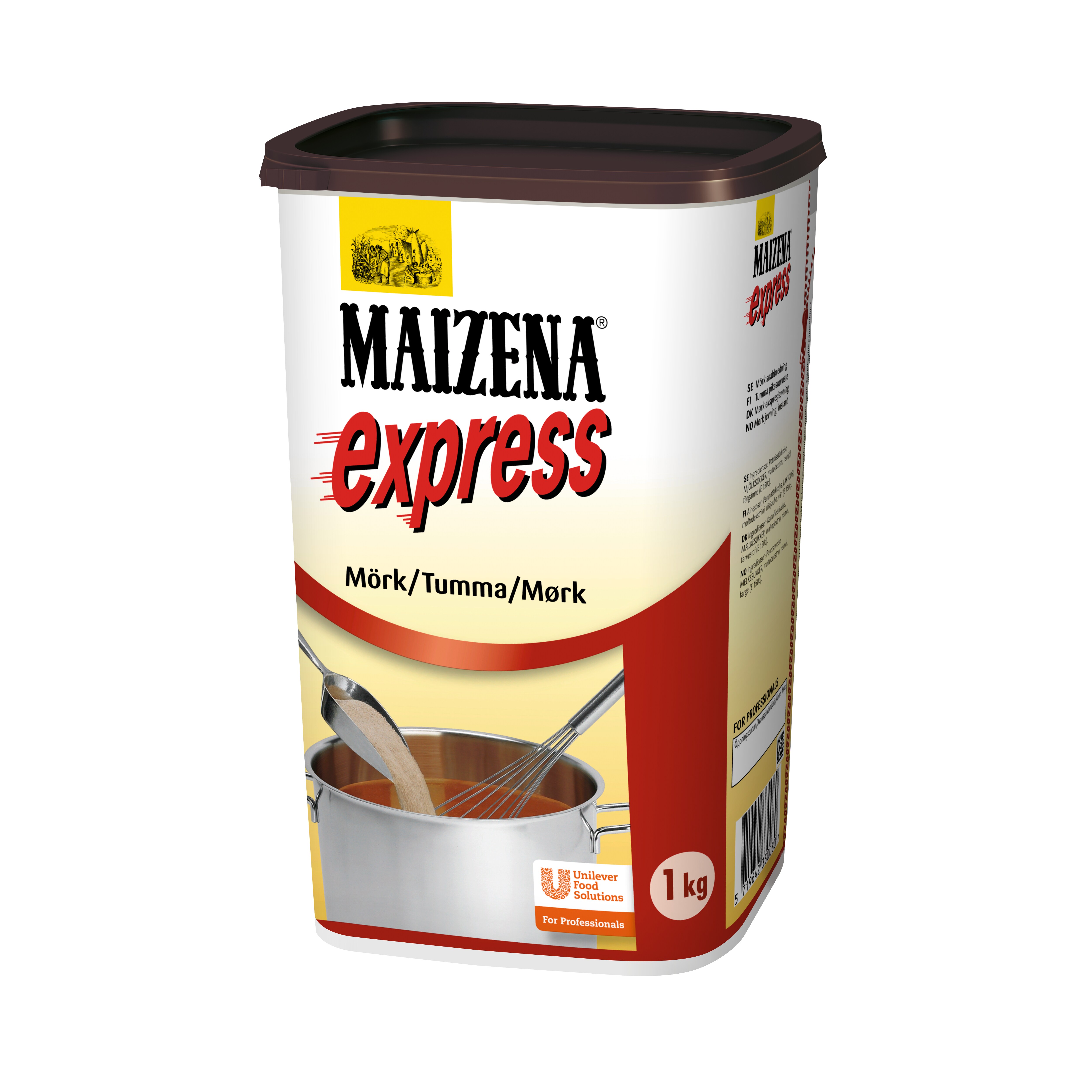 Maizena Brun jevner Express 1kg - 